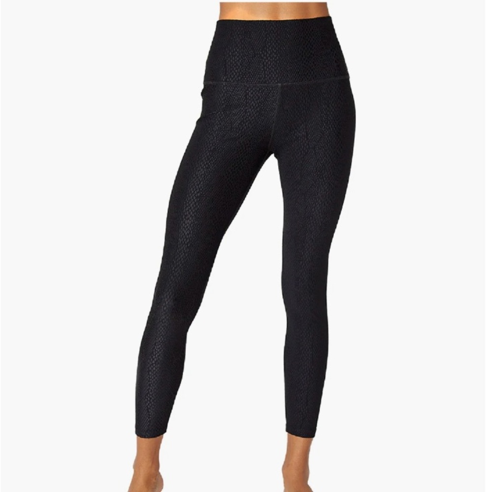 Beyond Yoga Snakeskin Legging Black